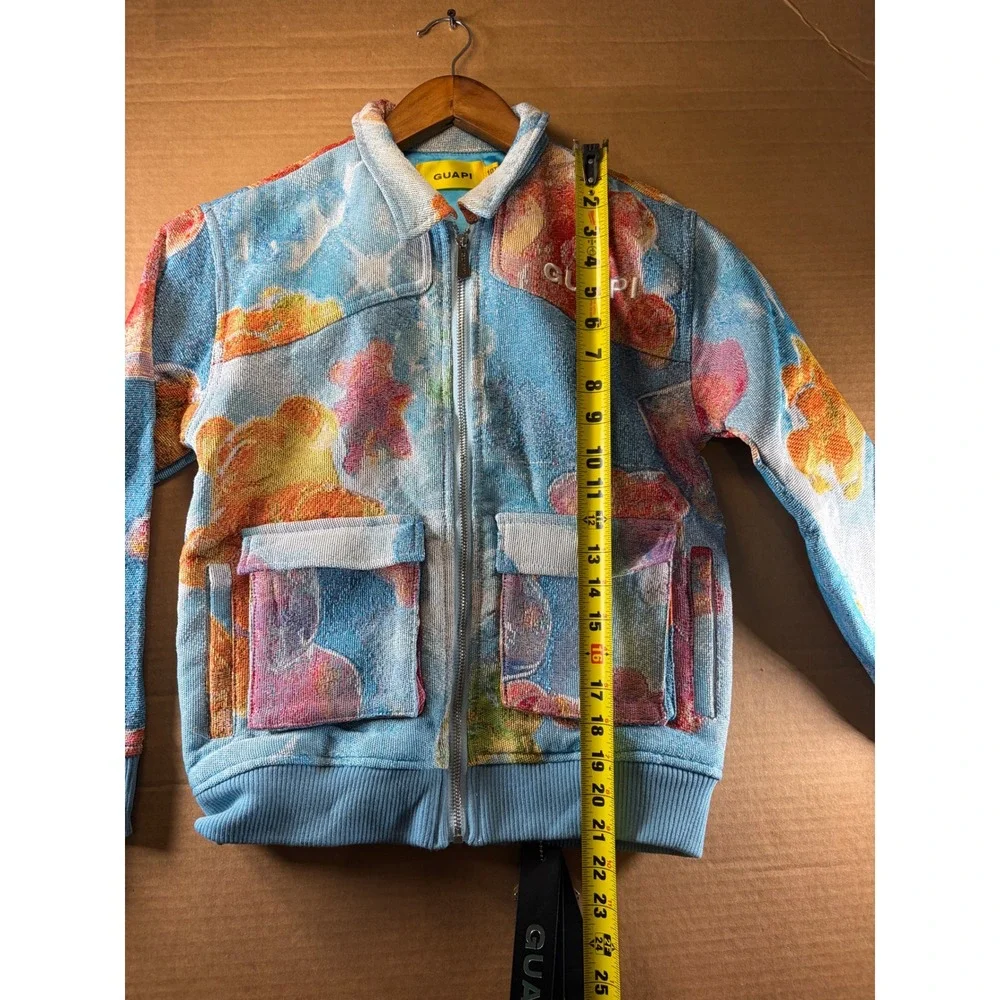 GUAPI Tapestry Jacket Pants Set Youth 10T Blue Gummy Bear Woven Tracksuit NWT
